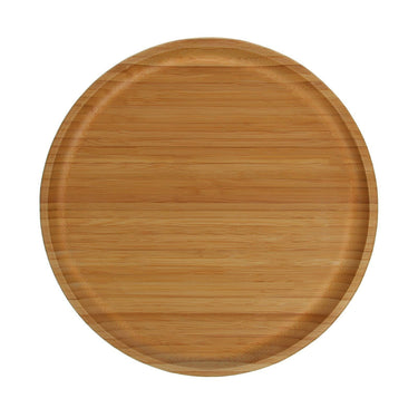 Bamboo Round Platter For pizza / Barbecue / Steak